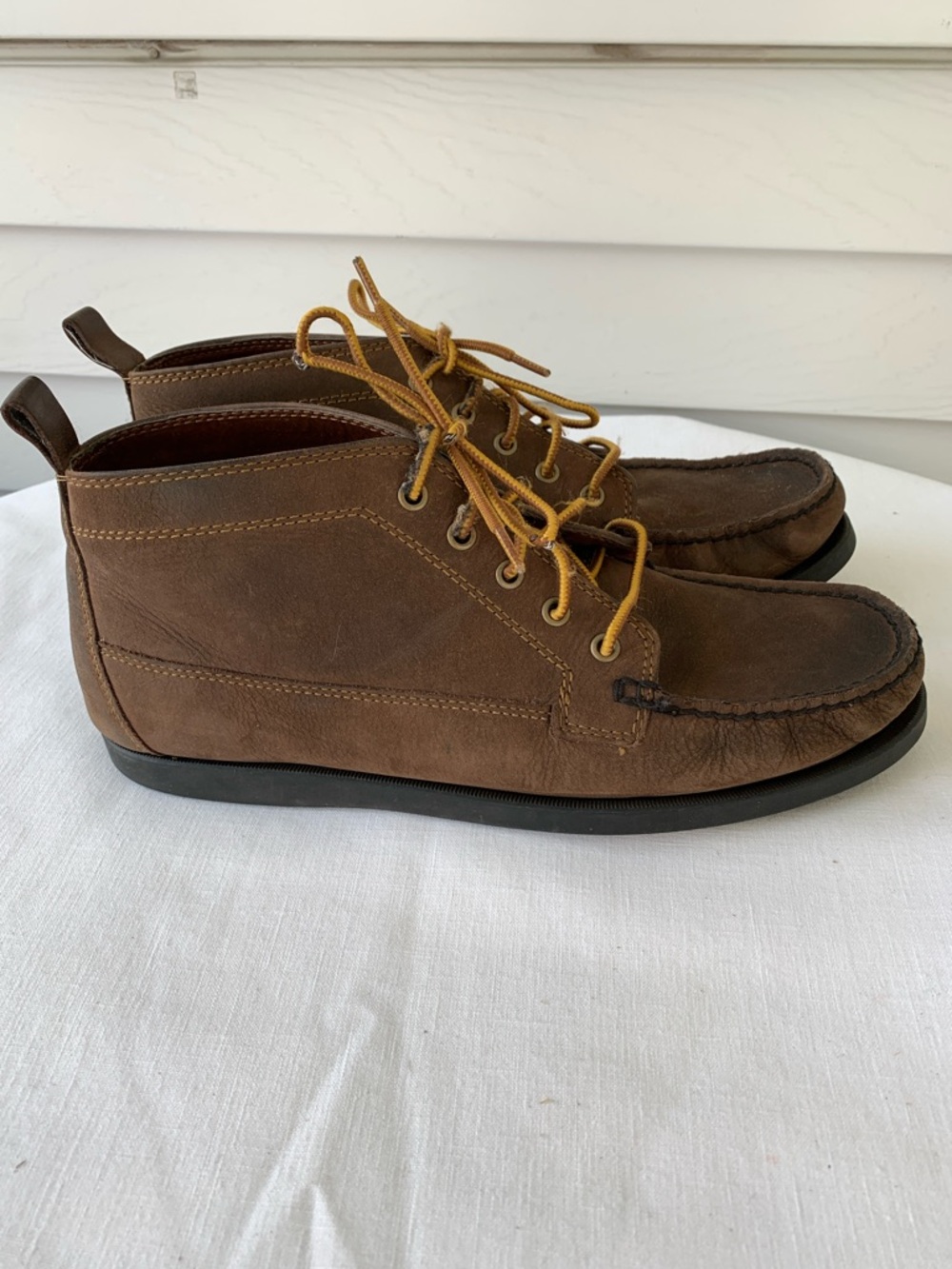 AEO Leather Boots- Men's Size 12